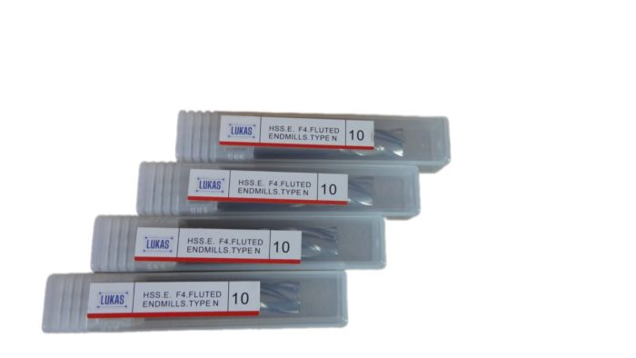 فرز انگشتی 10 میلیمتر HSSE چهارپر