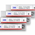 فرز انگشتی 8 میلیمتر HSSE. LUKAS