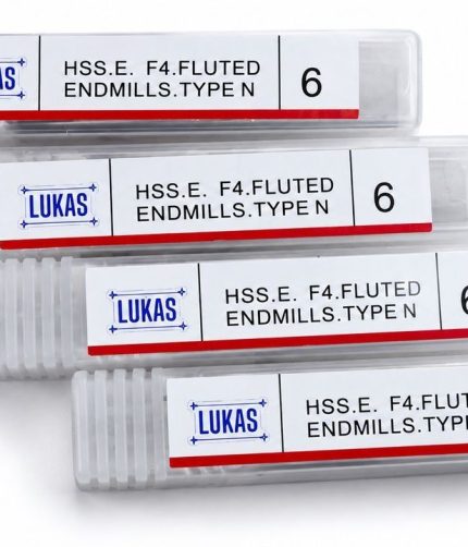 فرز انگشتی 6 میلیمتر HSSE چهارپر .LUKAS